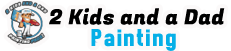 Two Kids and a Dad Painting Pros!